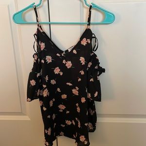 Floral Off the Shoulder Shirt